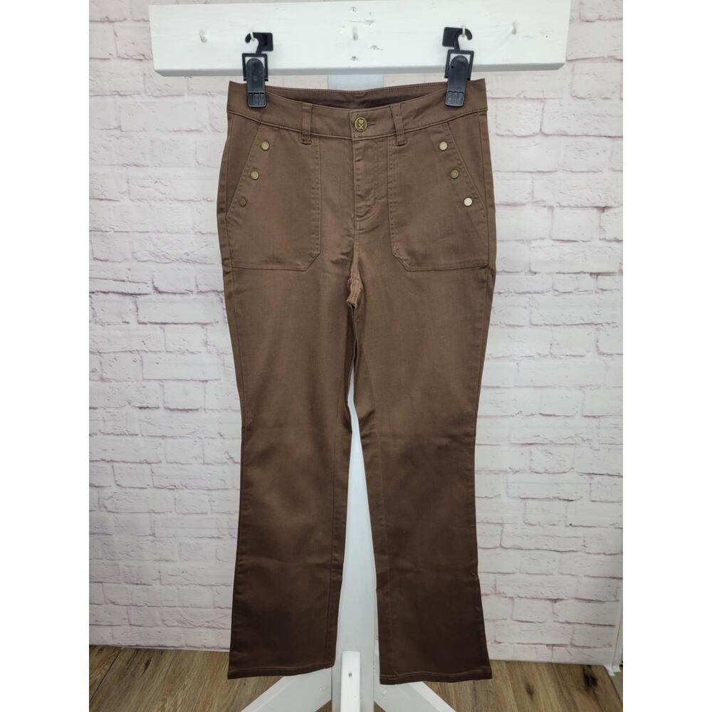 12R CHESTNUT A617223 Belle by Kim Gravel Regular TripleLuxe Twill Jean